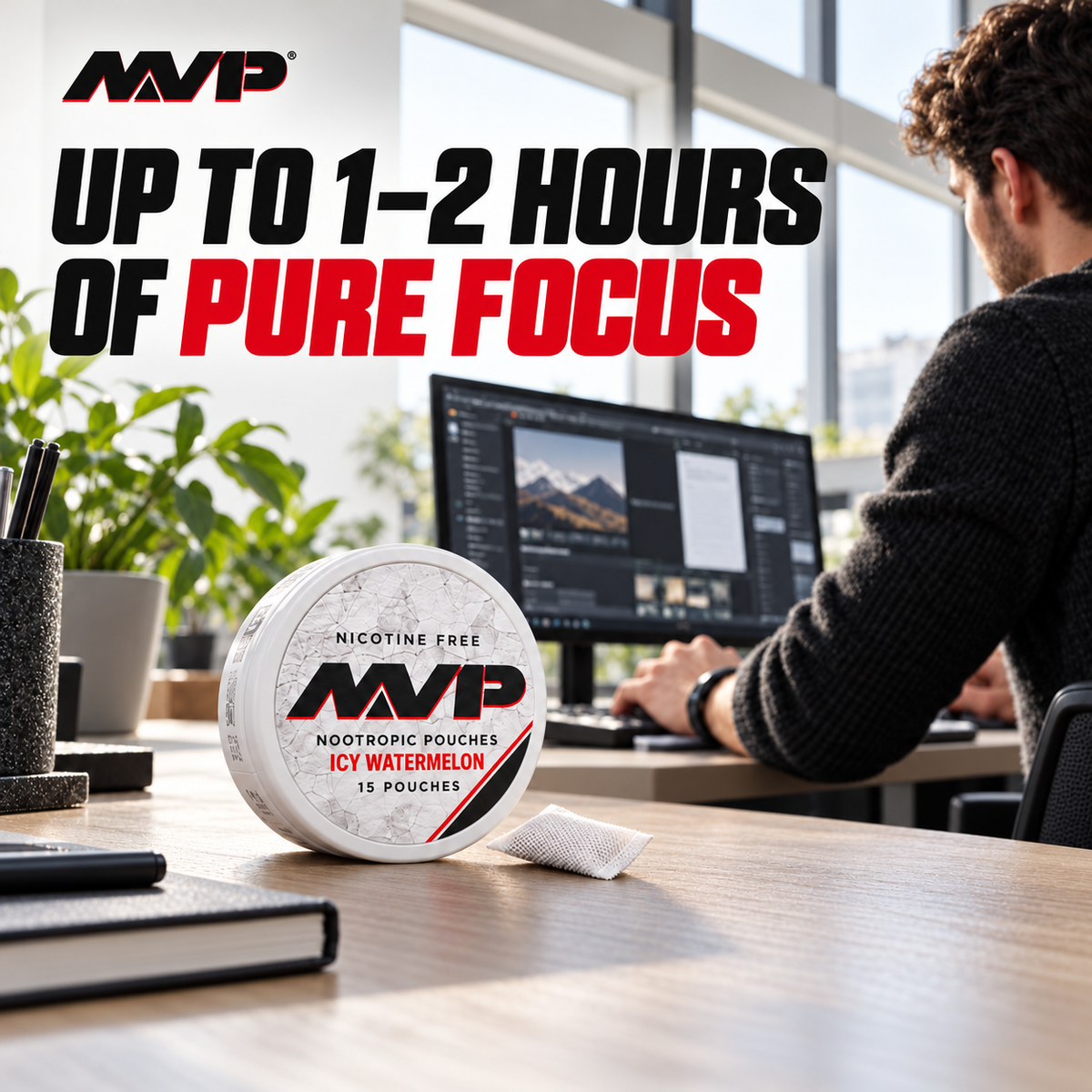 Up to 1 to 2 hours of pure focus