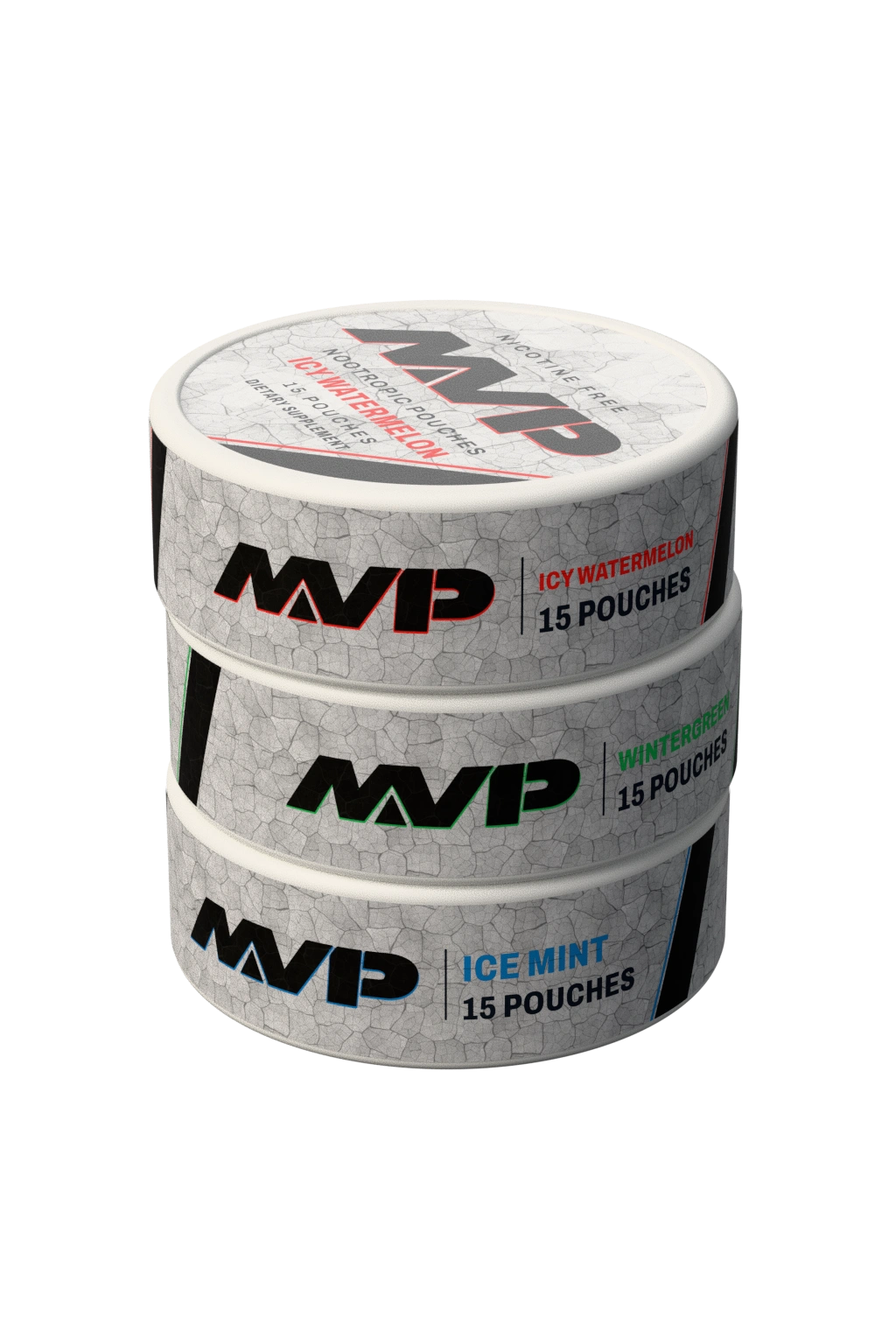 MVP nootropic pouch tins
